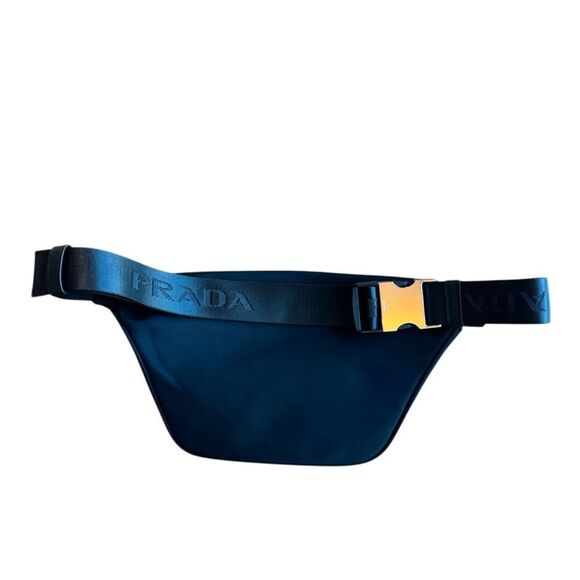 PRADA Authentic Re-Nylon and Saffiano Leather belt bag W/ Authentication Card - Picture 12 of 13